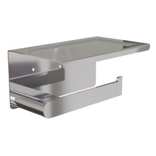 Держатель для туалетной бумаги с полочкой Knotlor PH102C, хром